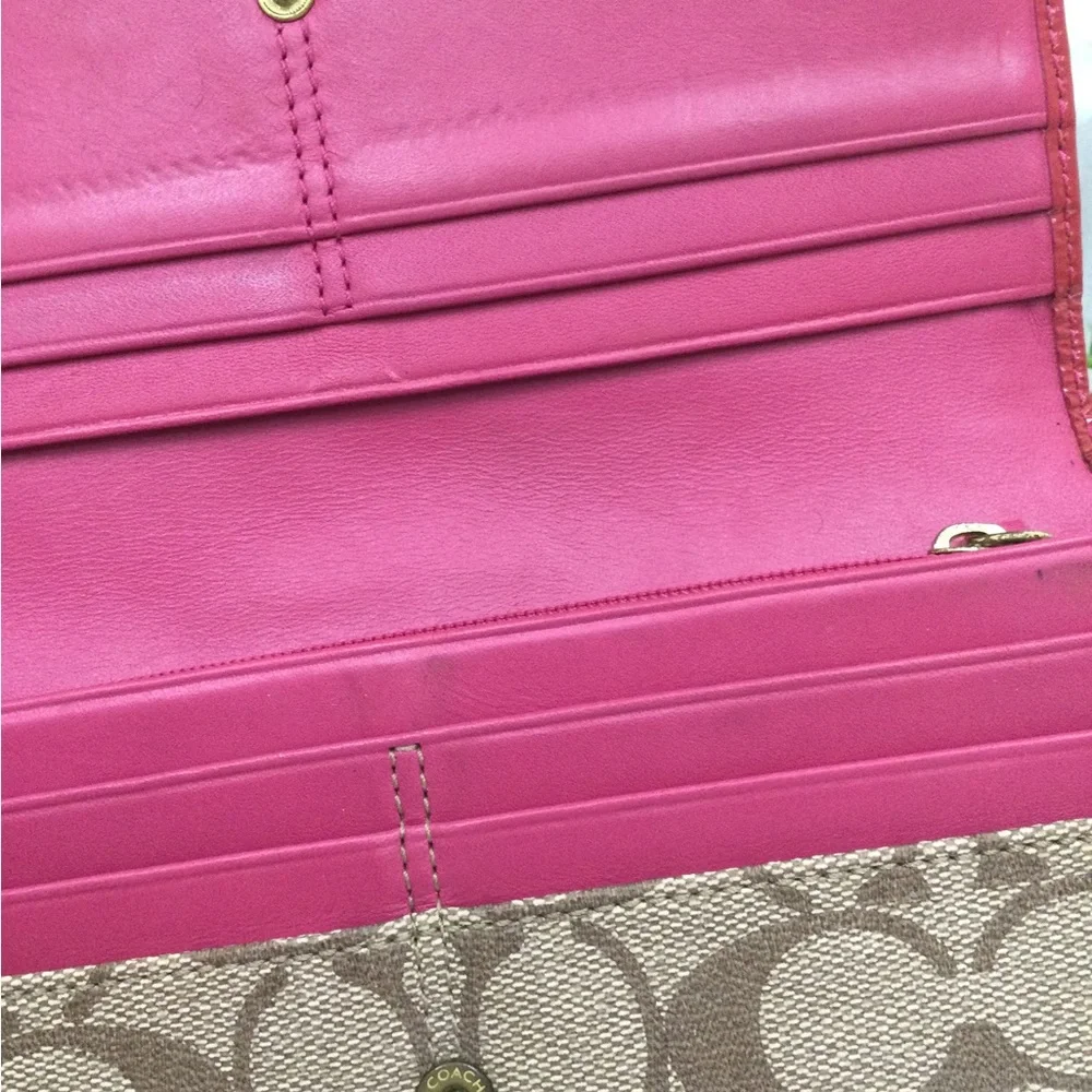Coach wallet brown